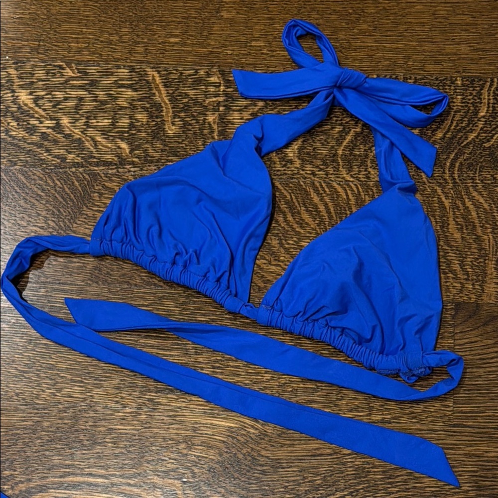 Helen Jon Royal Blue Bikini Top